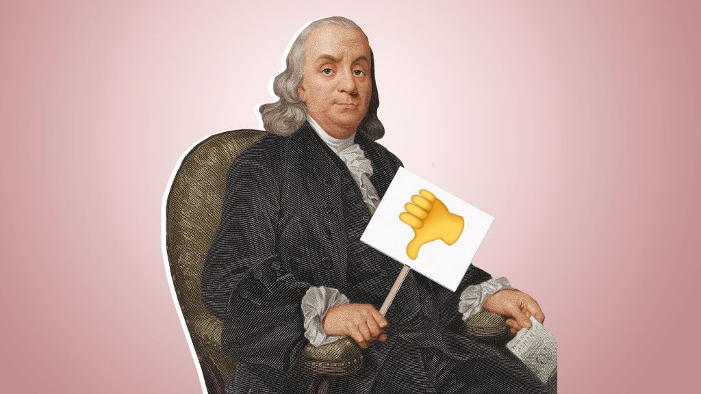 Cele mai mari 5 greșeli care te fac să nu te simți plăcut, potrivit lui Ben Franklin