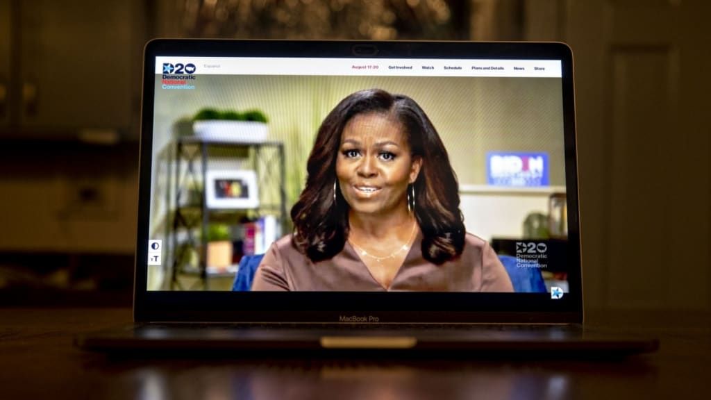 Michelle Obama는 완벽한 줌을 수행하는 방법을 보여주었습니다.