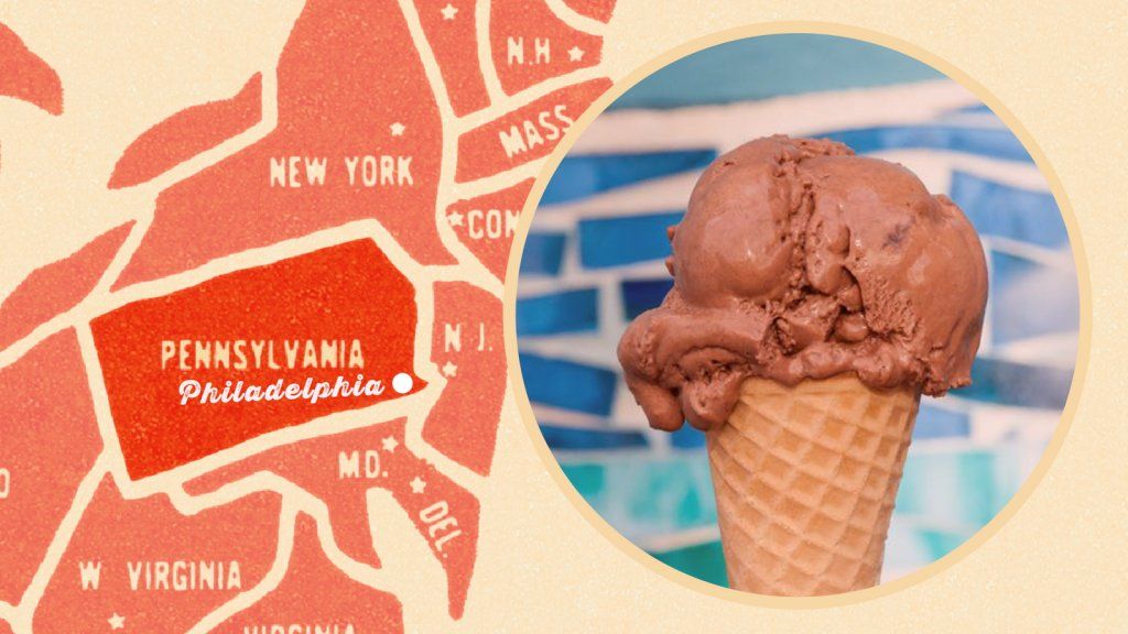 Dieses Philadelphia-Eiscremegeschäft serviert eine doppelte Kugel Seltsames