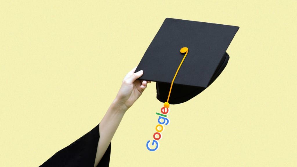 구글은 대학 학위를 방해 할 계획을 가지고있다