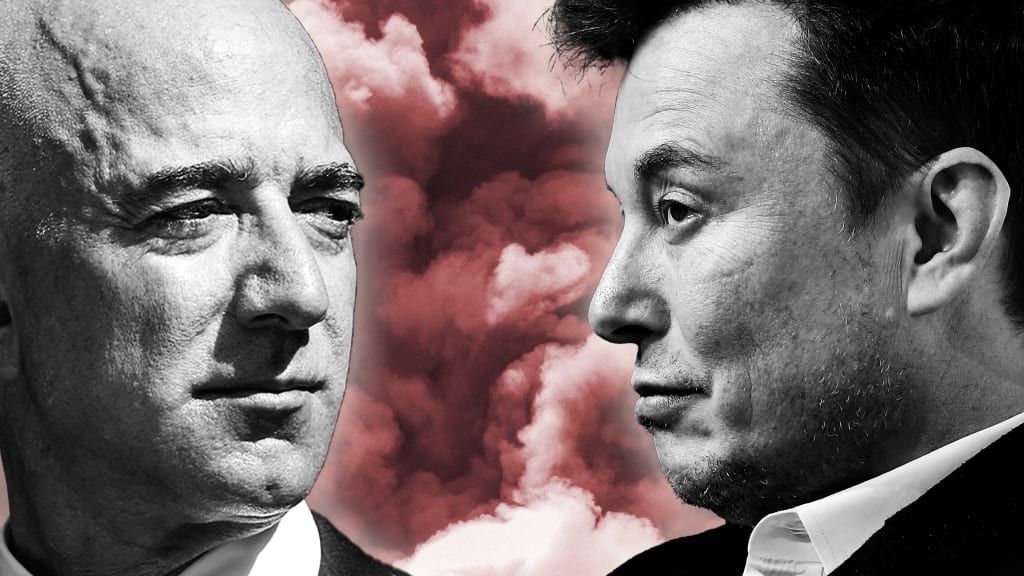 Jeff Bezos ja Elon Musk ovat maailman rikkaimpia miehiä. Miksi he törmäävät yli 3 miljardin dollarin NASA-sopimukseen